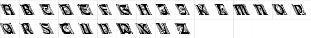Conspiracy 1 Regular  glyph index