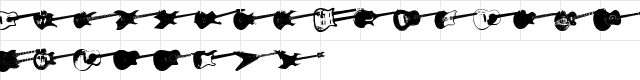 Screaming Guitar Screaming Guitar  glyph index