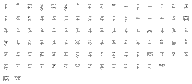 Entangled (BRK) Normal  glyph index