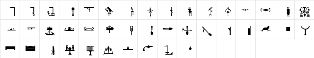 Imnp R&#56671&#56684ier  glyph index