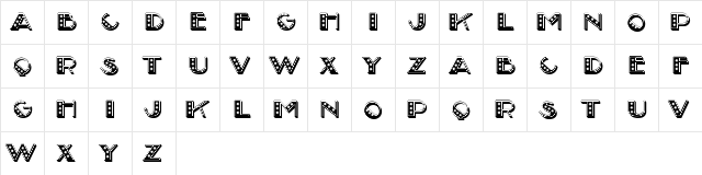 Adrenaline Regular  glyph index
