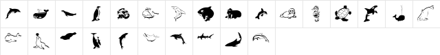 ryp_aquatic1 Regular  glyph index