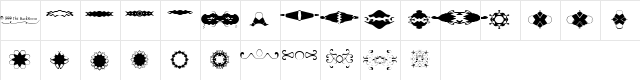 BR Reflections BR Reflections  glyph index