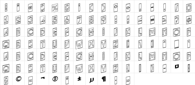 a_BosaNovaCmUpOtl Regular  glyph index