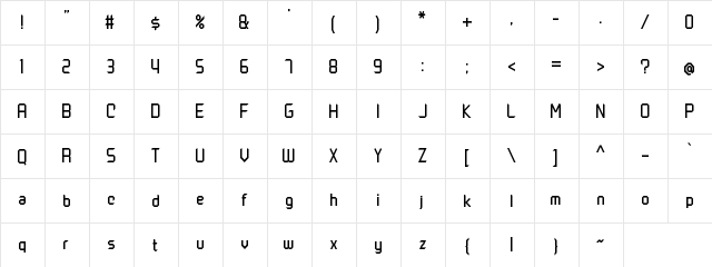 TitH Regular  glyph index