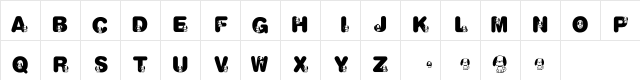 KR Nick's Puppy 1 Regular  glyph index