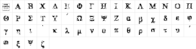 Parthenon Parthenon  glyph index