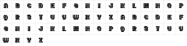 Necklace Filled Regular  glyph index