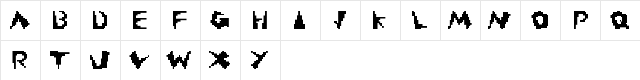 Fangs 2 Small Regular  glyph index