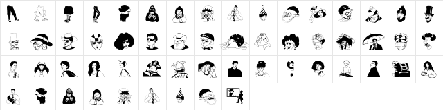 HeadsForYourAds Regular  glyph index