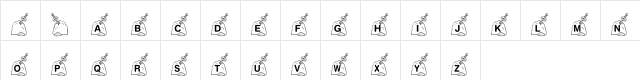 KR Sword In The Stone Regular  glyph index