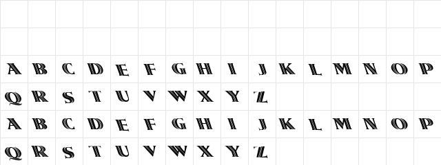 Metroliner Lefty Regular  glyph index