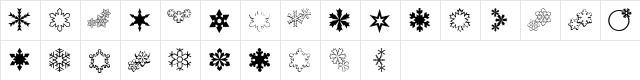 ryp_sflake4 Regular  glyph index