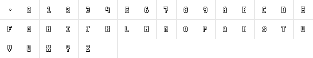 Grey State U Regular  glyph index