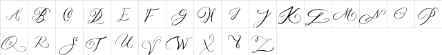 MONOGRAM D Regular  glyph index