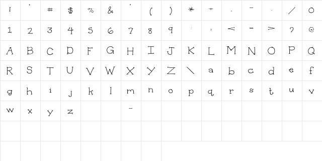 2Peas Vintage 2Peas Vintage  glyph index