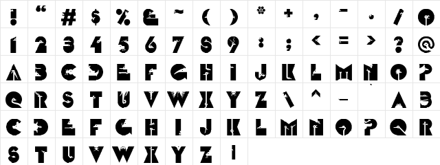 LMS Zoo Life Regular  glyph index