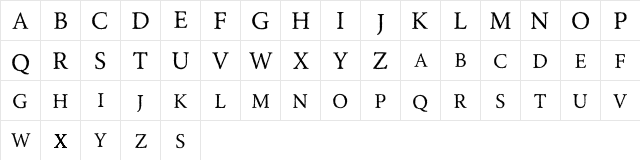 Road Race Free Rough  glyph index