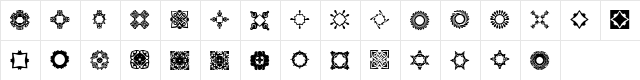 BR For Members Only Regular  glyph index