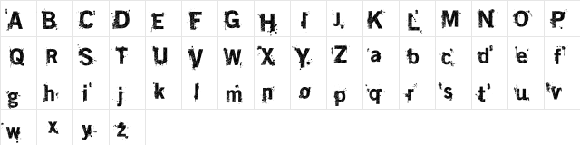 SM_phantisM Regular  glyph index