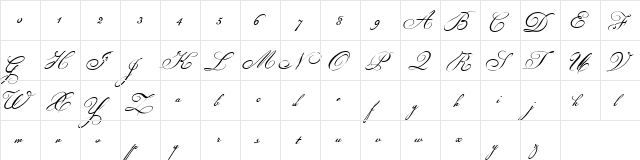 Champignon Regular  glyph index