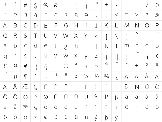 MixageEF Book  glyph index