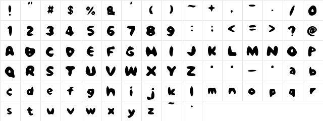 Melt LV2  glyph index
