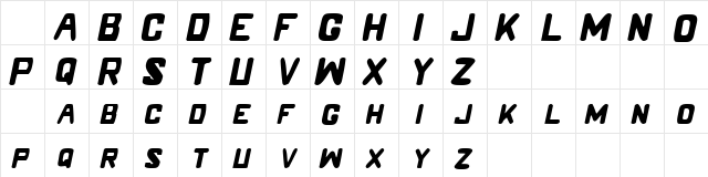 LM Caps Italic Regular  glyph index