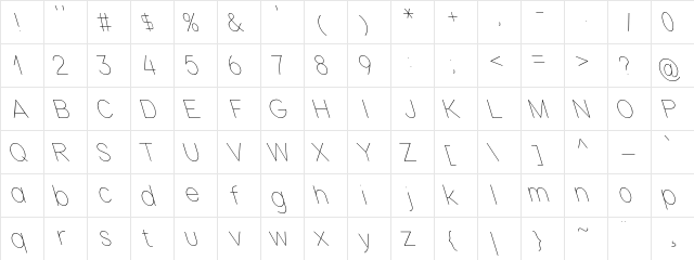 Nordica Plus NordicaClassicUltLtCondOpObl  glyph index