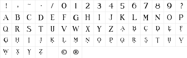Mumm12Days Straight  glyph index