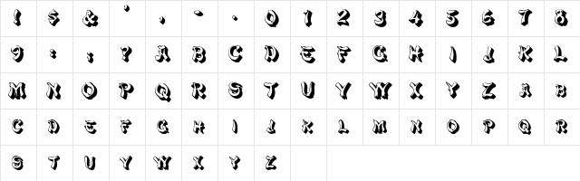 PagodaSCapsSSK Regular  glyph index