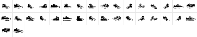 All Star Regular  glyph index
