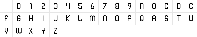 cup fever Regular  glyph index