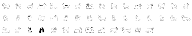 Puppins Regular  glyph index