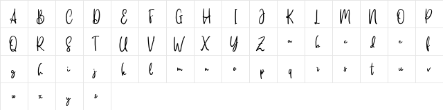 Saillendya FREE Regular  glyph index