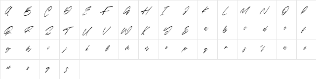 Sabrionte Free Regular  glyph index