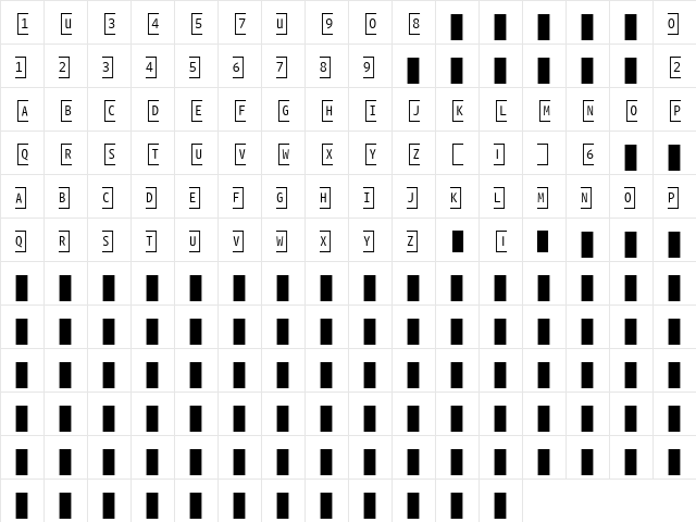 WhitneyIndexWhite Medium  glyph index