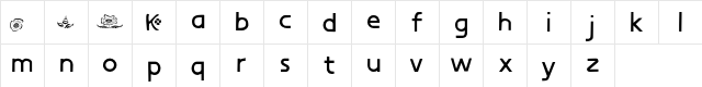 Kurbits3 Regular  glyph index