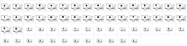 Pf_teddy bear working Normal  glyph index
