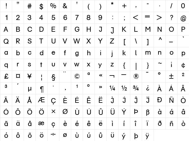 AGSchoolbook-Book Book  glyph index