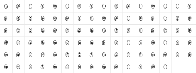 Money Shot Regular  glyph index