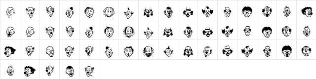 Hanswurste Regular  glyph index