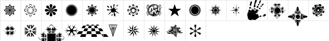 designs_csp Regular  glyph index