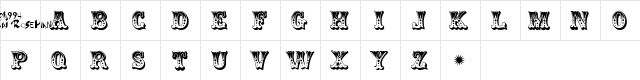 Circus Regular  glyph index