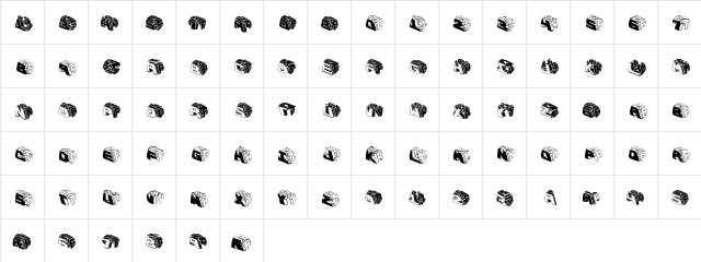 TypeBoxesRoundedTwo Regular  glyph index