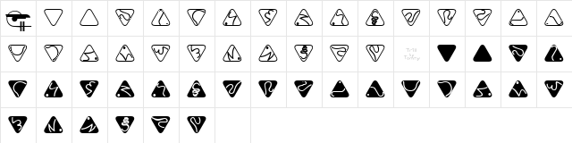 Trill Normal  glyph index