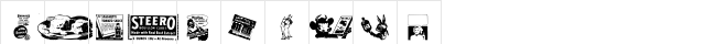OldTimeDings Set 4 Regular  glyph index