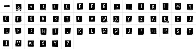 Malermeister Regular  glyph index