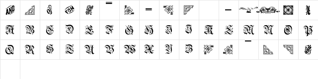 Shifter 3 Regular  glyph index