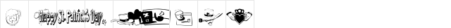 KR Irish Kat 5 Regular  glyph index